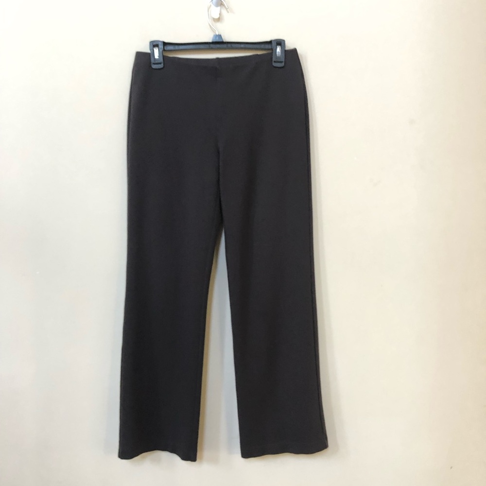 Eileen Fisher Flat Front Straight Pull On Pants SP